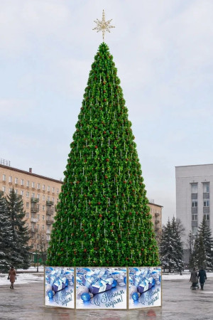 Уличная каркасная сосна Уральская Люкс 9 м., Леска, ЕлкиТорг (298900)