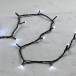 Светодиодная нить 100 холодных белых LED ламп, 10 м., 24В, черный провод ПВХ, LTC (PST100-11-1W)