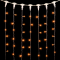  Светодиодный занавес 1*6 м., 600 желтых LED ламп, прозрачный провод ПВХ, LTC (PCL601-10-2Y)