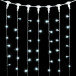 Светодиодный занавес 2*1 м., 200 белых LED ламп, прозрачный провод ПВХ, LTC (PCL202-10-2W)