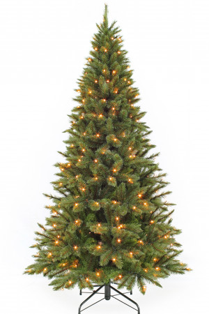 Ель Лесная Красавица стройная 120 см., 88 LED ламп, леска+пвх, Triumph Tree (73061)