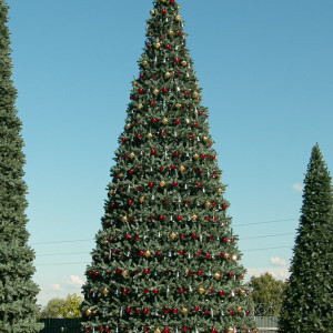 Уличная елка Уральская зеленая 14 м., каркасная, ПВХ, Green Trees (GT14URPVC)