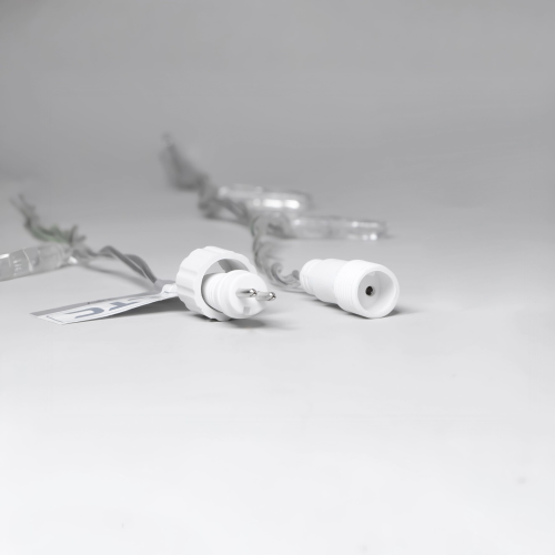 Светодиодная нить 10 м. с колпачком 24 В, 100 LED, шампань, прозрачный провод ПВХ, LTC (PST100CAP-10-1CH)
