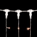 Светодиодный занавес 2*3 м., 600 экстра теплых белых LED ламп, прозрачный провод ПВХ, LTC (PCL602-10-2EWW)