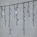 Светодиодная бахрома 3,1*0,5 м., 150 холодных белых LED ламп, мерцание, черный провод ПВХ, LTC(PIL150BLW-11-2W)