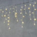 Светодиодная бахрома 3*0,5 м., 150 шампань LED ламп, силиконовый прозрачный провод, Beauty Led (ECC150-10-2CH)