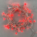 Светодиодная нить 100 красных LED ламп, 10 м., 24В., прозрачный провод ПВХ, LTC (PST100-10-1R)