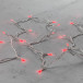 Светодиодная нить 100 красных LED ламп, 10 м., 24В., прозрачный провод ПВХ, LTC (PST100-10-1R)