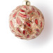 Винтажный стеклянный шар Графские сады Камелия 8 см., 1 шт., Karlsbach (12862)