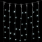 Светодиодный занавес 2*1 м., 200 белых LED ламп, черный провод ПВХ, LTC (PCL202-11-2W)