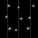 Светодиодный занавес 2*1 м., 200 белых LED ламп, черный провод ПВХ, LTC (PCL202-11-2W)