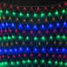 Светодиодная сетка с контроллером 2*2 м., 256 разноцветных LED ламп, прозрачный ПВХ, LTC (NTL256C-10-2M)