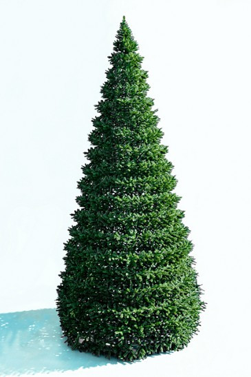 Уличная елка Уральская зеленая 19 м., каркасная, ПВХ, Green Trees (GT19URPVC)