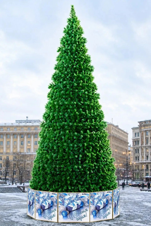 Уличная каркасная сосна Уральская Люкс 18 м., Леска, ЕлкиТорг (2981800)