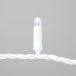 Светодиодная нить 10 м., 24 В, 100 LED, холодный белый, белый провод каучук, LTC (ECO100-8-1W)