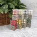 Набор пластиковых шаров Милена 40 мм., серебро, 16 шт., Christmas DeLuxe (87041)