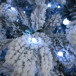 Интерьерная елка Камчатская заснеженная 4 м., 1570 холодных белых LED ламп., Литая хвоя+ПВХ, ЕлкиТорг (178400)