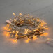 Светодиодная нить 100 экстра теплых белых LED ламп, 10 м., 24В., прозрачный провод ПВХ, LTC (PST100-10-1EWW)