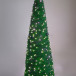 Хвойный конус зеленый 0,8 м. c LED лампами, круглое сечение, ПВХ, Green Trees (GT0,8KONKRLED)