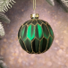 Набор стеклянных украшений Жаклин 80 мм., изумрудный, 9 шт., Christmas DeLuxe (13032)