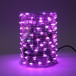 Светодиодная гирлянда нить Роса 10 м., 12V, 100 фиолетовых LED ламп, Beauty Led (Rosa 100-10-PU)