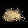 Светодиодная нить 7 м., 220V, 100 теплых белых LED ламп, контроллер, прозрачный провод, Winner (ww.01.5T.100-)