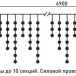 Светодиодная бахрома с колпачком 4,9*0,5 м., 189 теплых белых LED ламп, мерцание, прозрачный провод ПВХ, IP65, Beauty Led (PIL189BLWCAP-10-2WW)