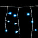Светодиодная бахрома 3*0,5 м., 150 небесно-голубых LED ламп, силиконовый прозрачный провод, Beauty Led (ECC150-10-2SB)