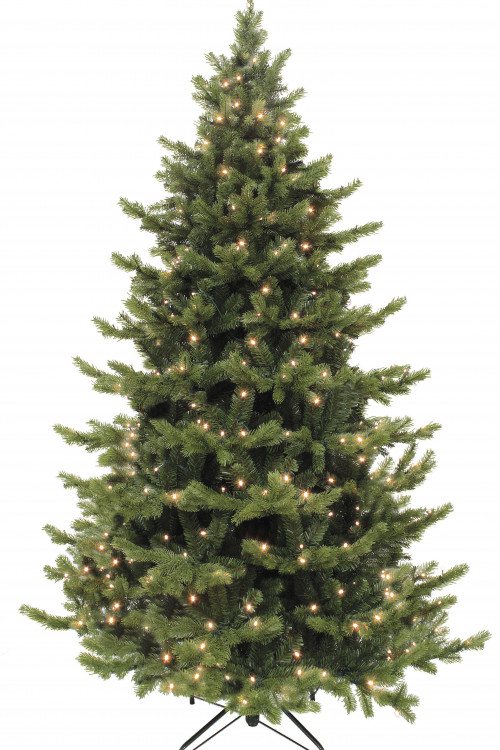 Елка Шервуд Премиум 155 см., 120 LED ламп, литая хвоя+пвх, Triumph Tree (73713)