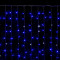 Занавес с мерцающим диодом 2*3 м., 220V, 320 синих LED ламп, соединяемый, прозрачный провод, Winner Light (b.03.5T.320+)