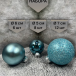 Набор стеклянных шаров Балтийский 26 шт., Christmas DeLuxe (86043-86780)