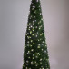 Хвойный конус зеленый 1,8 м. c LED лампами, круглое сечение, ПВХ, Green Trees (GT1,8KONKRLED)