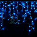 Светодиодная бахрома 3.2*0,9 м, 220V., 232 небесно - голубых LED ламп, соединяемая, силиконовый прозрачный провод, Beauty Led (ECC232-10-2SB)
