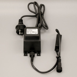 Трансформатор 60Вт, 220/24В 1.5 м.,черный провод, статика Teamprof (TPF-220AC/DC24-ST-60W-B)