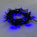 Светодиодная нить 100 синих LED ламп, 10 м., 24В., черный провод ПВХ, LTC (PST100-11-1B)