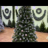 Сосна Женева заснеженная с шишками 185 см., ЛЕСКА, Triumph Tree (73118)