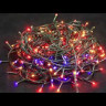 Светодиодная нить 26 м., 220V, 400 разноцветных LED ламп, контроллер, черный провод, Winner (m.01.5B.400-)