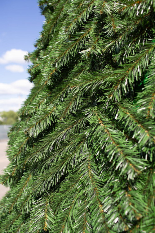 Уличная елка Русская зеленая 7 м., каркасная, ПВХ, Green Trees (GT7RUSPVC)