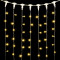 Светодиодный занавес 2*3 м., 600 теплых белых LED ламп, прозрачный провод ПВХ, LTC (PCL602-10-2WW)