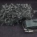 Светодиодная нить 35 м., 220V, 500 разноцветных LED ламп, контроллер, черный провод, Winner Light (m.01.5B.500-)