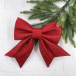 Бант Марго 19x22 см., 1 шт., красный, Christmas DeLuxe (86832) 