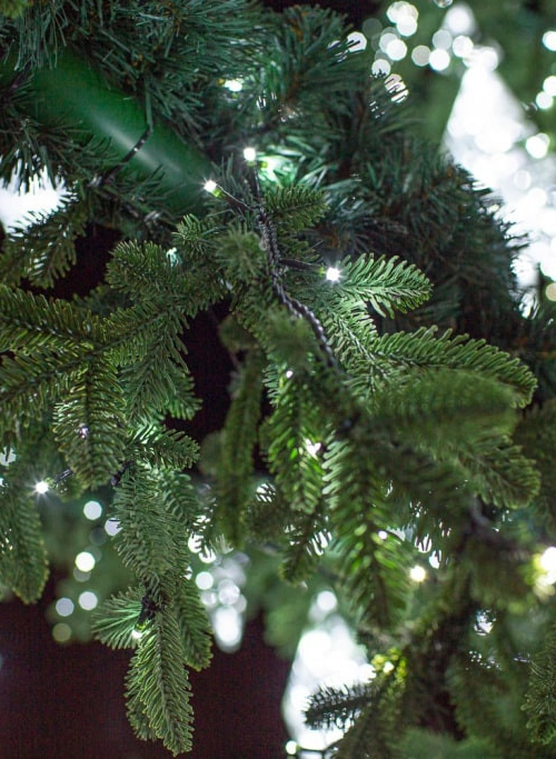 Уличная светодинамическая елка Лесная зеленая 18 м., ствольная, Литая, Green Trees (GT18LESPELED)