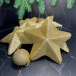 Гирлянда Звездопад 104 см., диаметр 13 см., золотая, пенопласт, Christmas DeLuxe (89423) 