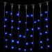 Светодиодный занавес 2*3 м., 600 синих LED ламп, черный провод ПВХ, Beauty Led (PCL602-11-2B)