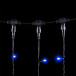Светодиодный занавес 2*3 м., 600 синих LED ламп, черный провод ПВХ, Beauty Led (PCL602-11-2B)