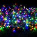 Светодиодная нить 42 м., 220V, 600 разноцветных LED ламп, контроллер, черный провод, Winner (m.01.5B.600-)