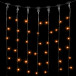 Светодиодный занавес 2*2 м., 400 желтых LED ламп, черный провод ПВХ, LTC (PCL402-11-2Y)